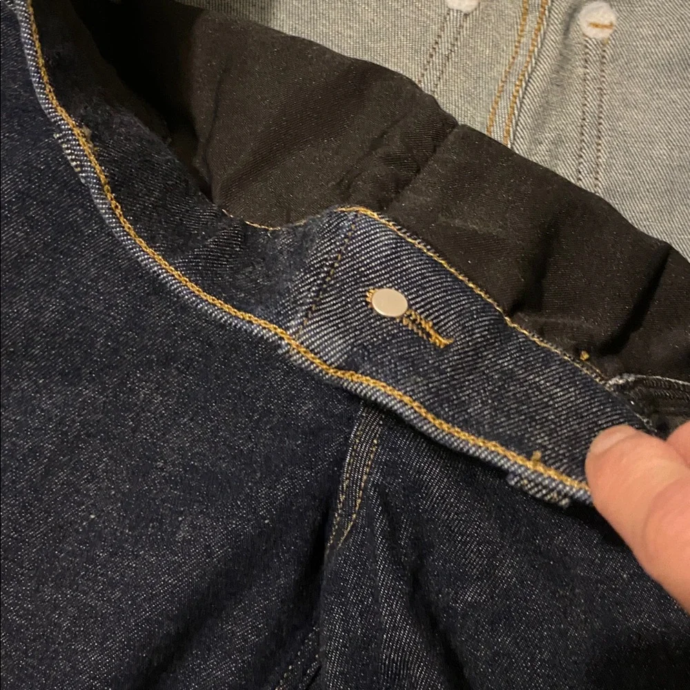 SPANX Dark Blue Straight Jeans - Picture 3 of 12